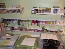 A Jones For Organizing  Easy ribbon storage organization with gutters - A  Jones For Organizing