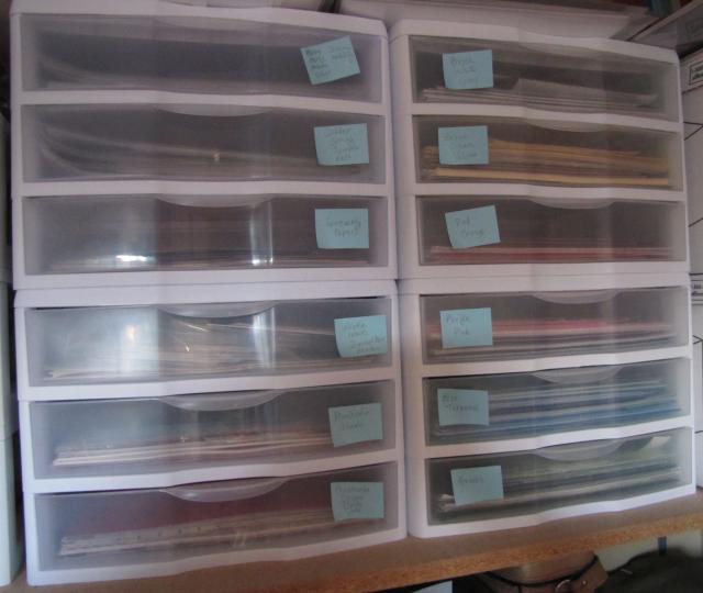 How I Store .. 12x12 Cardstock & Paper