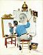 MMTPT137 ~ A PENNY FOR YOUR THOUGHTS?  OH!  IT'S YOU MRS. WATTS!-norman-rockwell-triple-self-portrait-1960.jpg