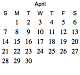 2013 Small Monthly Calendars-apr-2013.png