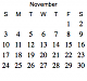 2013 Small Monthly Calendars-nov-2013.png