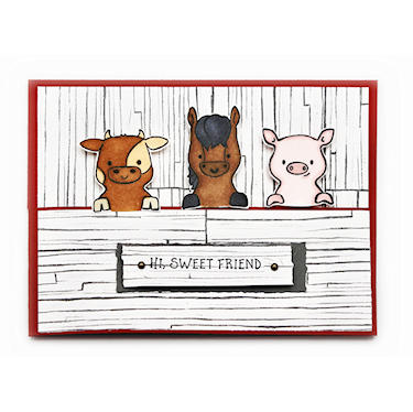 Barn Door Card - Wednesday Tutorial